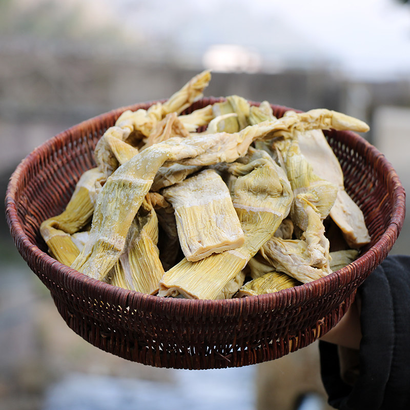 农家自制杭州临安天目山野生早竹笋干扁尖笋干干货石笋雷笋干500g