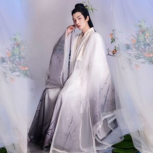 锦衣坊原创汉服原创【星辰】印花明制披风交领放量大日常男女同款