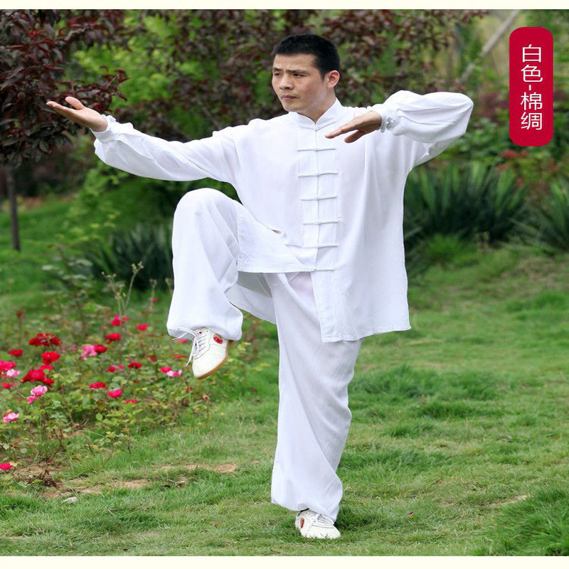 春季纯棉太极服女拳男棉