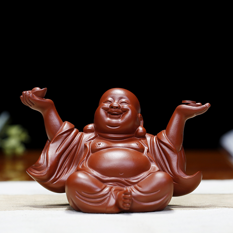 张义制陶宜兴茶宠全手工