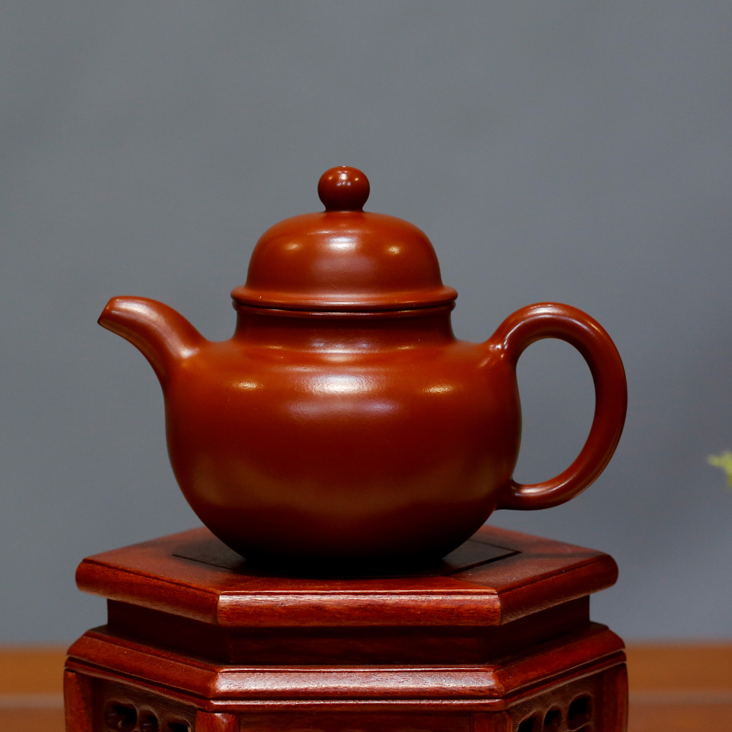 掇球原矿珍藏大红袍国工范泽洪全手工正宗宜兴紫砂壶家用茶具小品