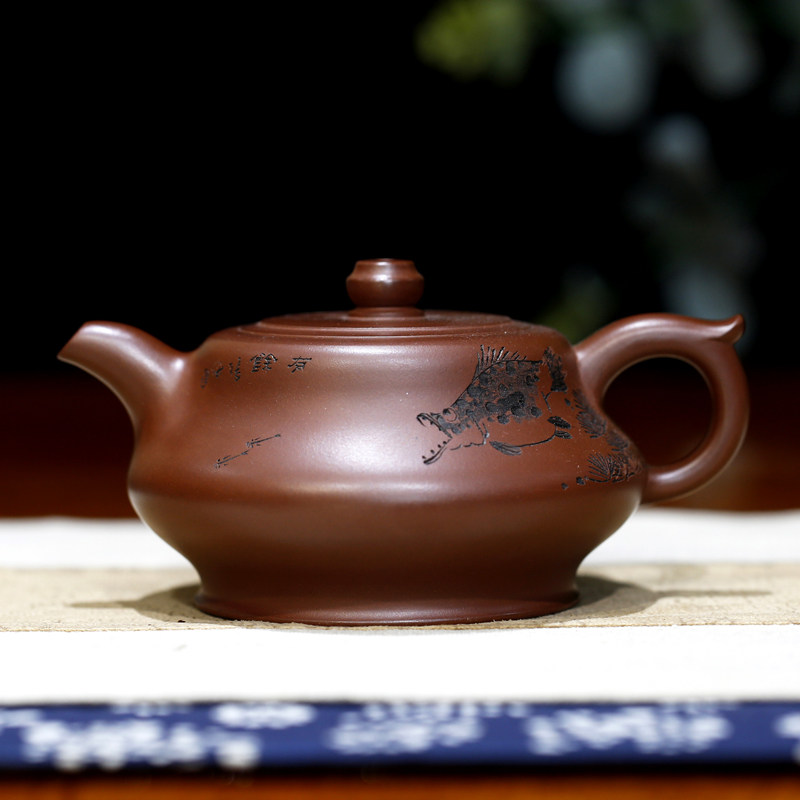 础韵 原矿珍藏底槽青高工沈翠莲纯全手工正宗宜兴紫砂壶家用品茗