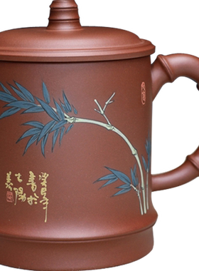 竹节杯实力派原矿底槽青茶壶