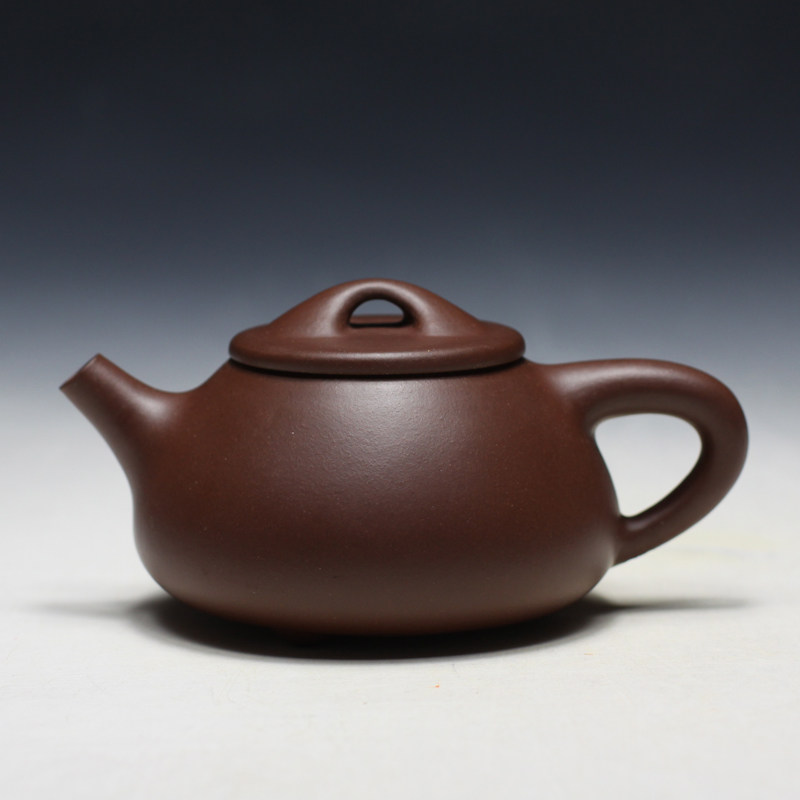 实力派陈琪景舟石瓢原矿珍藏紫泥朱泥宜兴纯手工紫砂