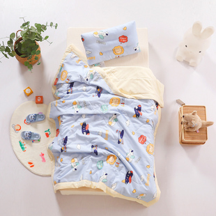 儿童夏被空调被可水洗棉被夏季单人夏凉被宝宝幼儿园午睡薄款被子