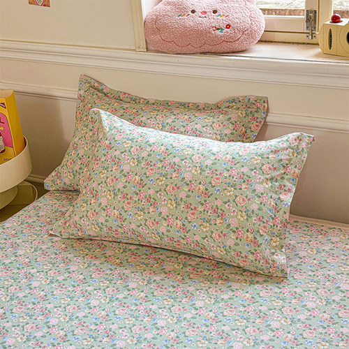 枕头套单人枕套全棉纯棉枕芯罩