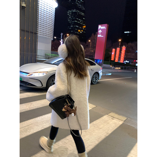 【DODOYZ 12.16新品】温暖毛毛外套~100羊毛立领加厚羊羔毛外套