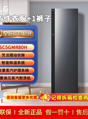 LG SC5GMR80H Styler蒸汽衣物护理机 智能变频烘干蒸汽除菌