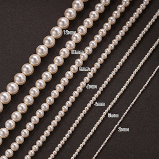 小米珠仿珍珠项链女款2025新款毛衣链秋冬轻奢气质百搭锁骨链颈链