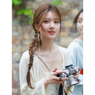 赵露思许我耀眼许妍同款流苏耳环