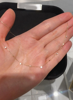 极细款星芒项链女小众高级感轻奢