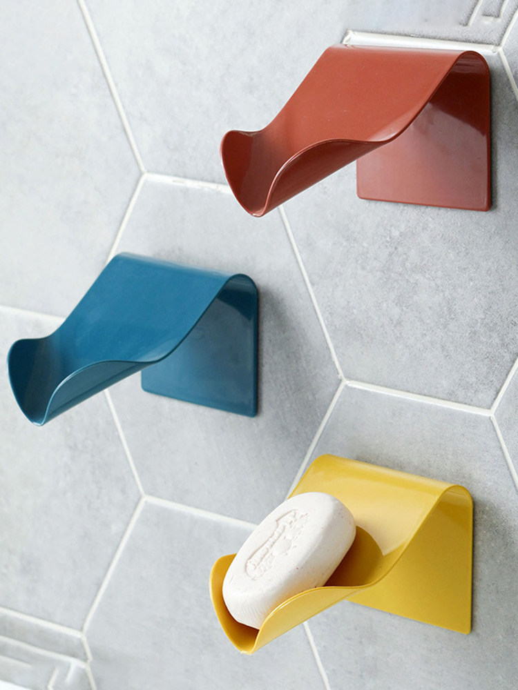 创意免打孔肥皂盒卫生间沥水壁挂香皂架浴室置物架吸盘立式肥皂架