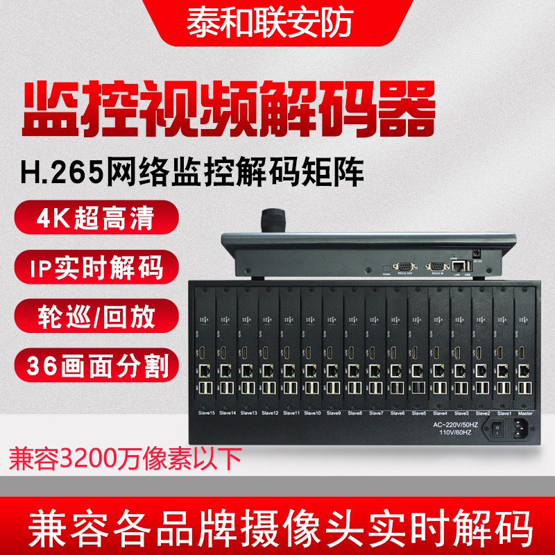 网络高清监控视频解码器矩阵 DS-6A04UD、DS-6A08UD、DS-6A10UD
