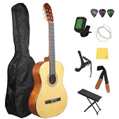 39寸古典吉他亮光男女生入门初学者木吉他guitar圆角