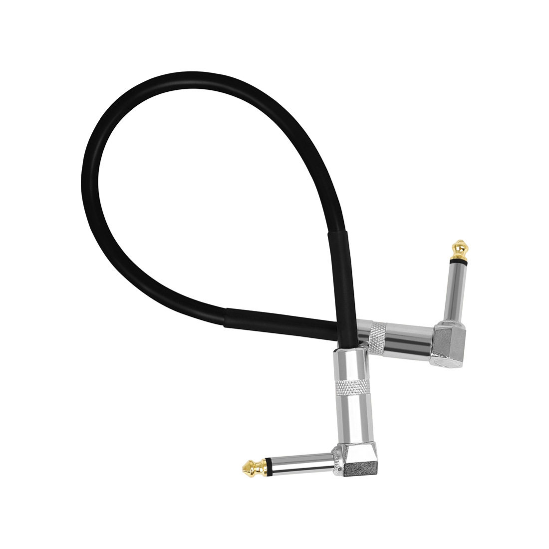 6.35mm贝斯电吉他线连接线效果器连接线黑皮金属头降噪屏蔽