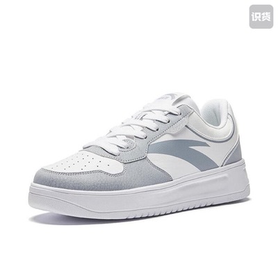 安踏板鞋男鞋夏季透气2025新款小白鞋男款厚底增高轻松休闲鞋子男