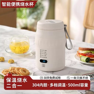 孕纪非洲马便携烧水杯小型外带USB电热水杯电炖杯恒温婴儿调奶器