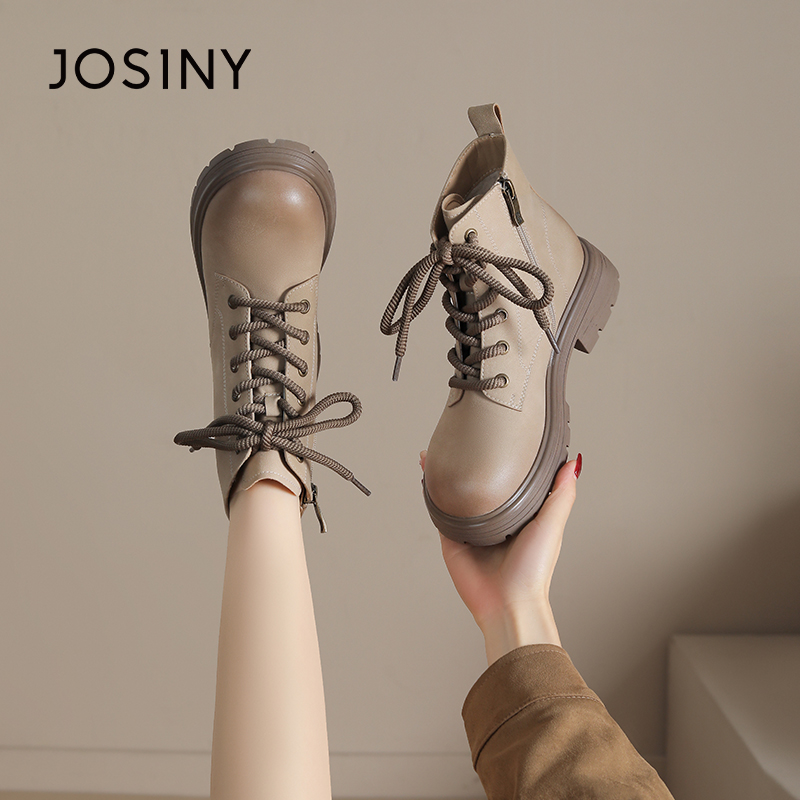 卓诗尼正品复古百搭英伦风马丁靴