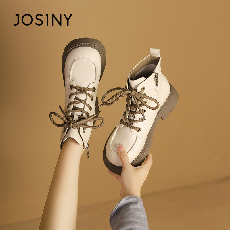 卓诗尼厚底英伦风复古百搭马丁靴