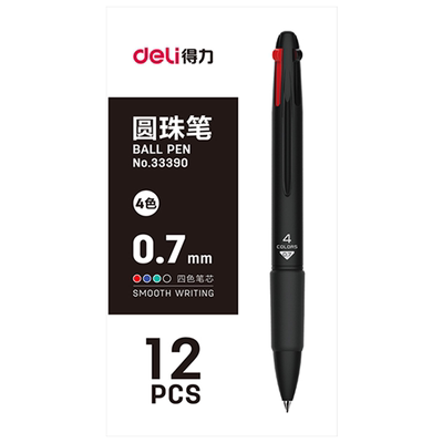 得力用油画画绿色红色装做圆珠笔
