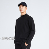 户外内搭上衣 纯色百搭保暖打底衫 拓路者半高领长袖 t恤男春秋季