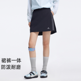 拓路者山系户外运动裙裤网球裙女夏季时尚拼接撞色女士半截裙短裙