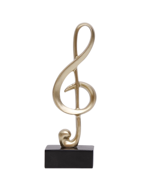 树脂音符办公室节日风佳选摆件
