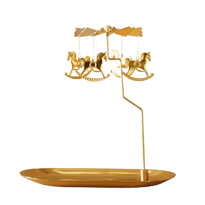 生日创意走马灯旋转烛台梦幻晚餐