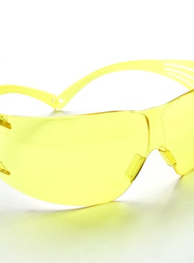 3M防护眼镜护目镜黄色镜片夜视镜骑行镜防风镜司机镜抗冲击防飞溅