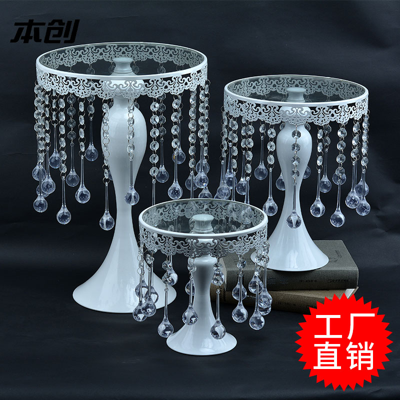 甜品台蛋糕架餐厅点心盘蛋糕展示架酒店水果装饰托盘桌面