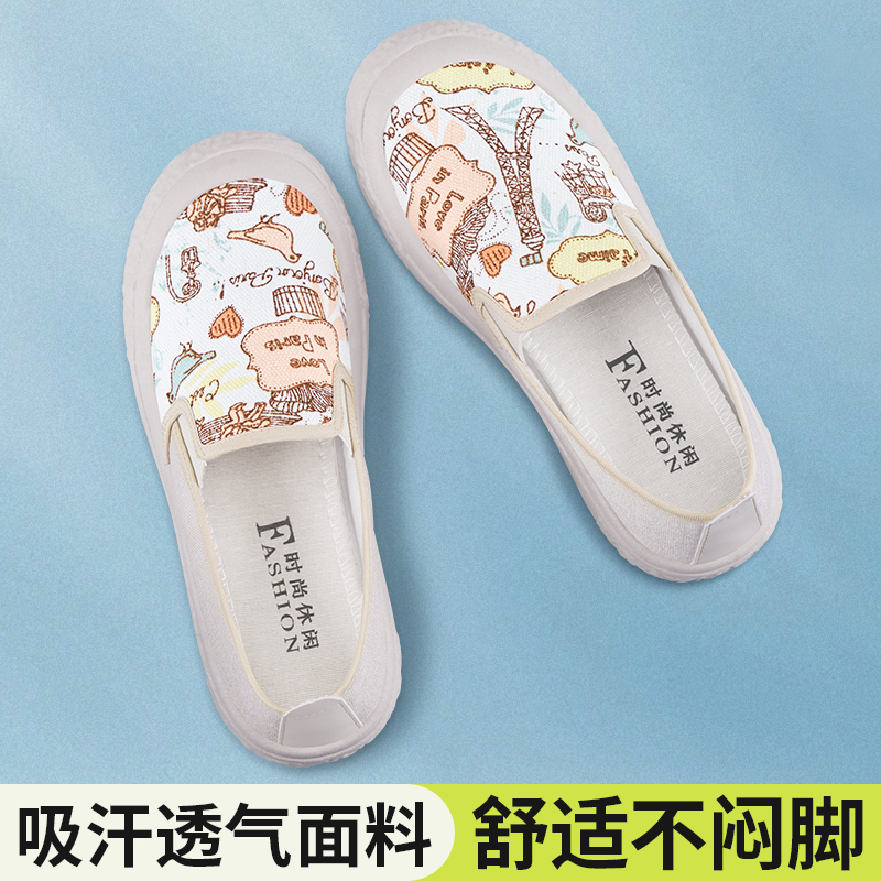 老北京布鞋女新款复古风亚麻