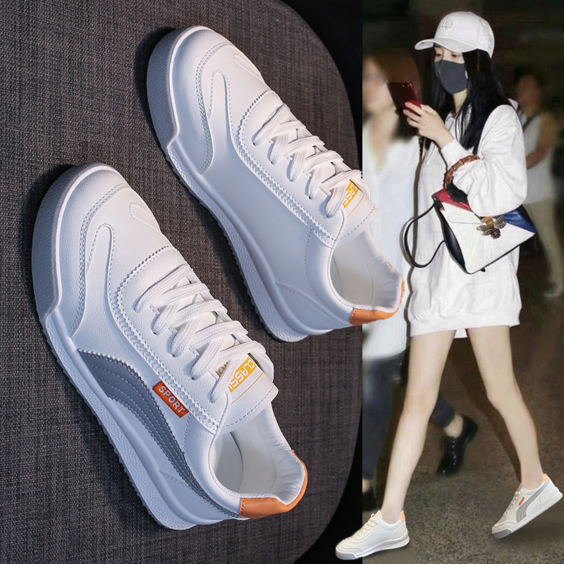 小白鞋女春秋夏2021新款网红超火阿甘鞋透气休闲百搭薄款单鞋爆款|ruв категории Женская обувь, низкий чистка - от Buy2taobao.com для оказания профессиональной услуги покупки агента Taobao