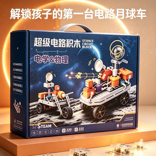 电子电路积木物理实验套装小学生