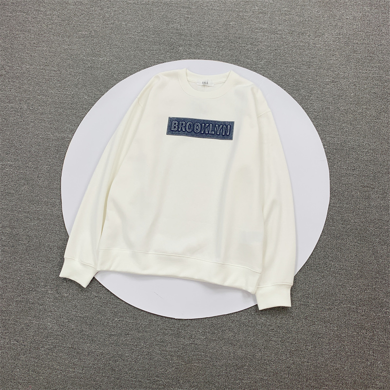 日系凹凸立体压花秋冬季加绒卫衣