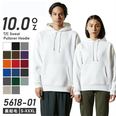 日系秋冬连帽加绒卫衣男女落肩袖