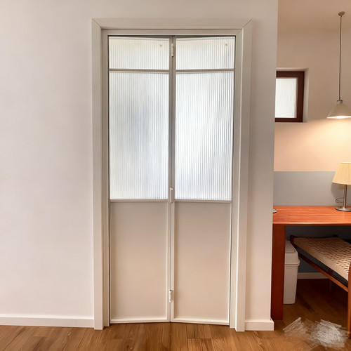 极简复古卫生间门新款法式一体网红厕所厨房阳台卧室钢化超白长虹