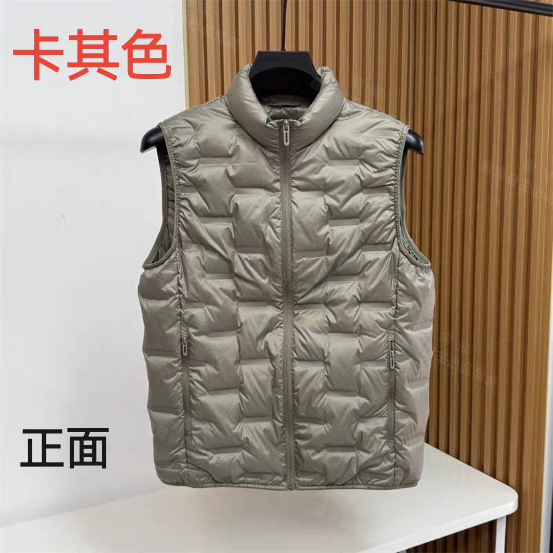 秋冬新品男式轻薄羽绒马甲无缝休闲立领保暖背心内穿外穿,男装,羽绒马甲,淘宝优惠券,粉丝福利购,淘宝优惠卷