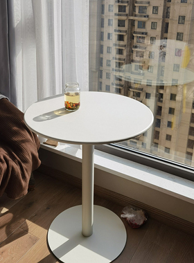 阳台小圆桌网红ins风奶茶店桌子洽谈桌4S接待会客简约咖啡桌边几