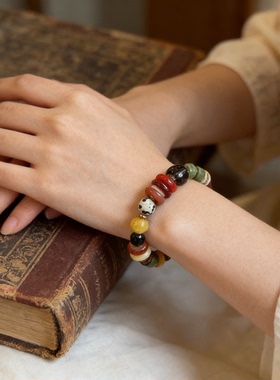 平安吉物原创天然多宝手串女款小众设计感高级轻奢精致闺蜜礼物