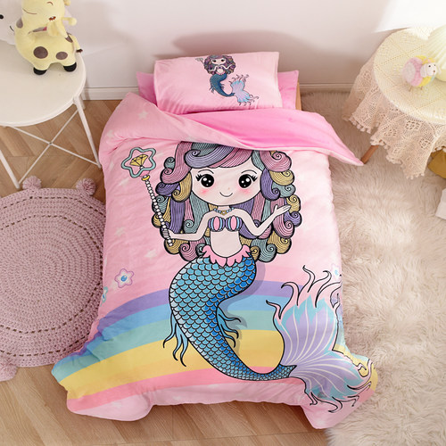 苏川冬季加绒保暖牛奶绒儿童被套