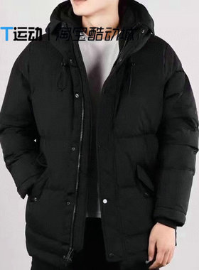 正品耐克外套男士冬季休闲运动服防风保暖连帽羽绒服BQ4171-010