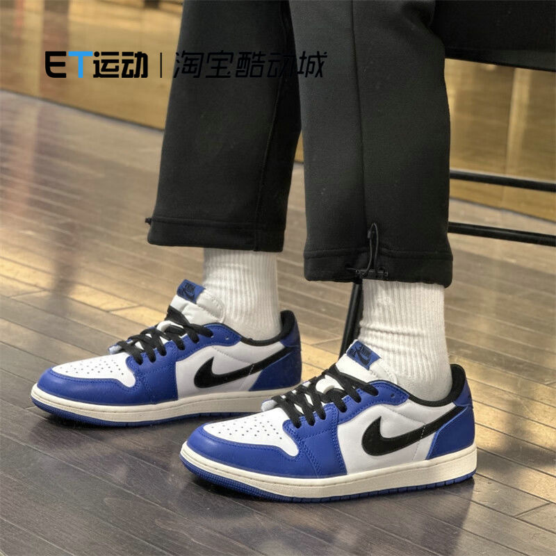 耐克AJ1男子黑脚趾潮流篮球鞋