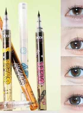 日本花崎微光眼线笔极细头防水防汗不晕染新手下睫毛卧蚕眼线液笔