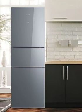 MeiLing/美菱 BCD-271WUP3B三门变频风冷无霜冰箱玻璃面板一级