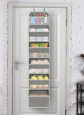 门后收纳挂袋墙挂式家用多层杂物收纳整理袋宿舍门后玩具储物兜