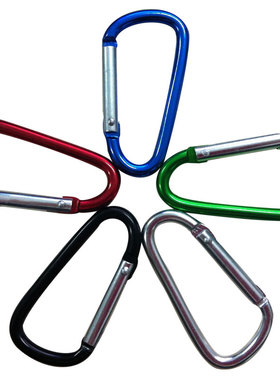 链接扣葫芦形D型登山扣挂扣钥匙扣安全扣水瓶扣快挂扣可定制LOGO