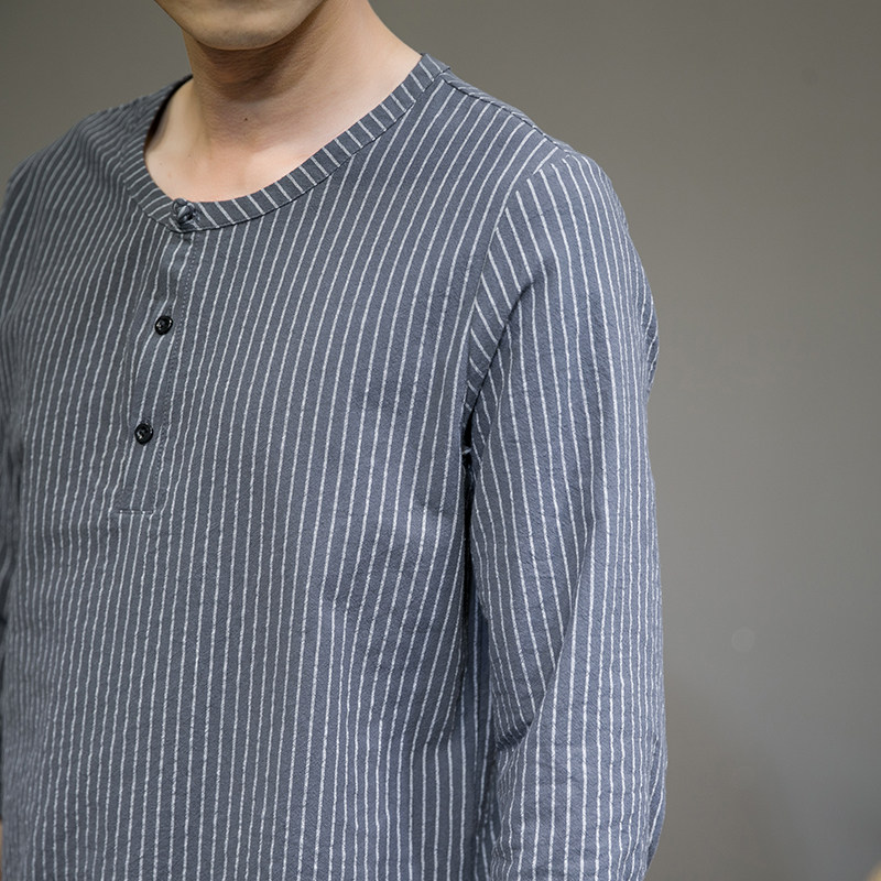 夏季新款男风棉麻套装盘扣两件套短袖+七分裤灰墙白A23,男装休闲套装,电商B277(原6028)