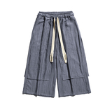 2025夏季风新款两片式休闲宽松裤九分裤K129-P70，男装休闲裤，电商B277(原6028)