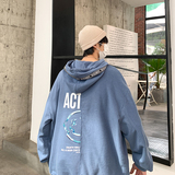 2026秋季新款男裝衛(wèi)衣原創(chuàng)中性港風(fēng)連帽拼接上衣外套黑色GW04-P70，女裝短外套，電商B277(原6028)