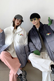 2026冬季新款港风情侣原创渐变立领休闲羽绒服外套GM15-P175，男装羽绒服，电商B277(原6028)